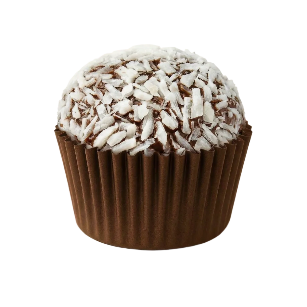 Rumová Pralinka – rumové brigadeiro s kokosem