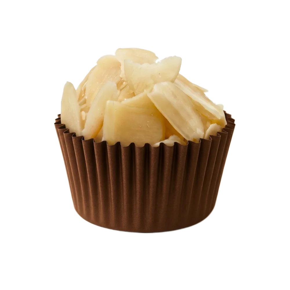 Mandlový Klenot – mandlové brigadeiro z bílé čokolády