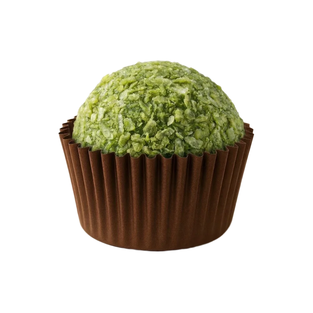 Limetkový Kokos – limetkové brigadeiro s kokosem